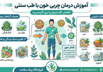 درمان چربی خون با طب سنتی | کاهش کلسترول و تریگلیسیرید درمان چربی خون با طب سنتی | کاهش کلسترول و تریگلیسیرید