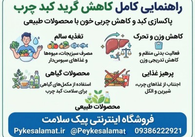 درمان قطعی کبد چرب و کاهش آنزیمهای کبدی با طب سنتی | پکیج تخصصی پیک سلامت درمان قطعی کبد چرب و کاهش آنزیمهای کبدی با طب سنتی | پکیج تخصصی پیک سلامت